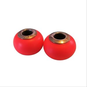 Swarovski Elements 2 BeCharmed Pearls in Neon Red For DIY Jewelry